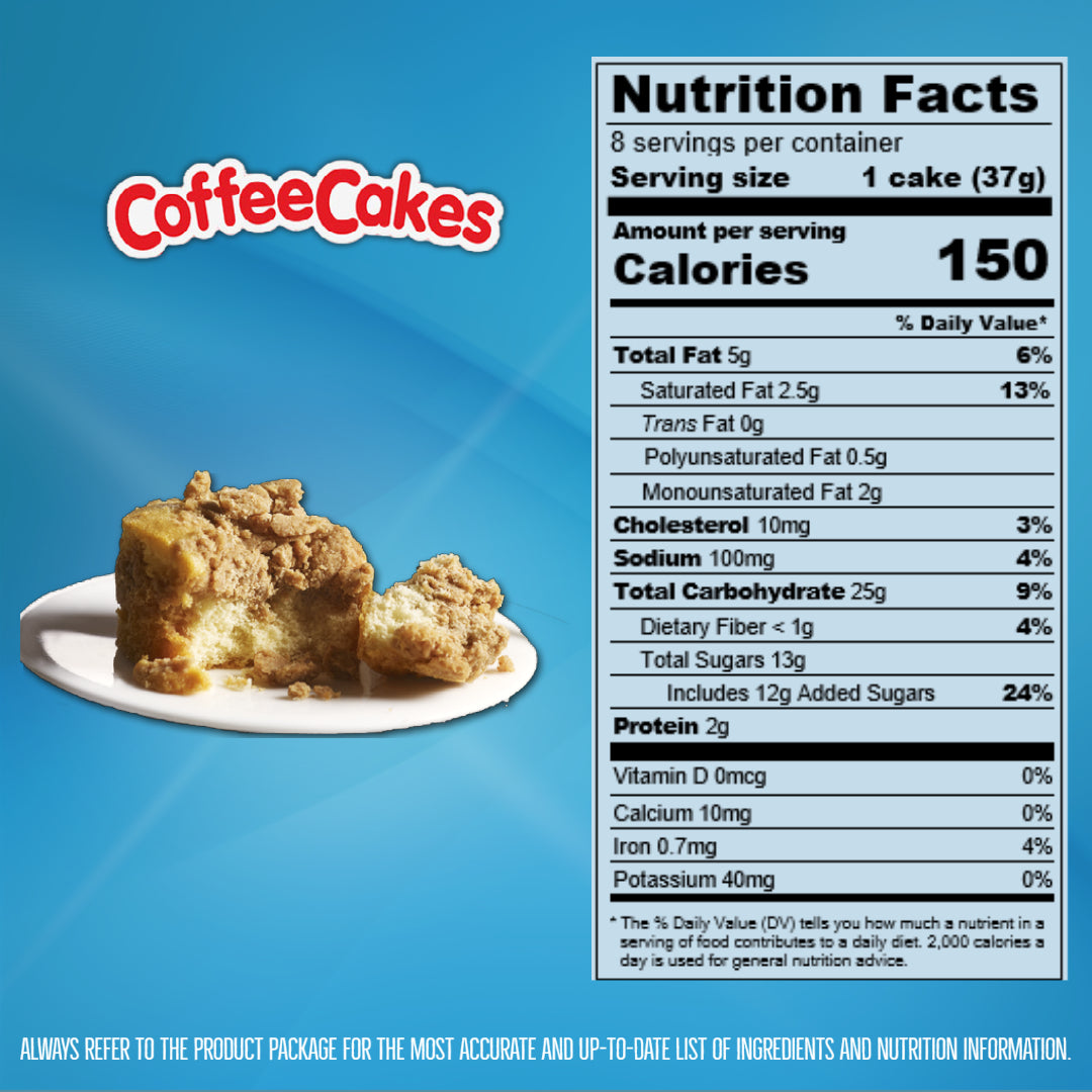 Drake's cake Coffee Cakes Nutrition Facts