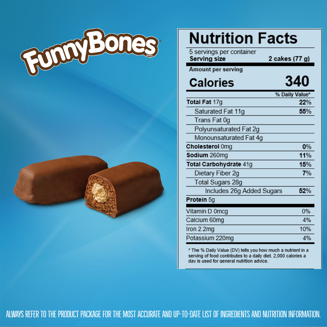Drake's cake Funny Bones Nutrition Facts